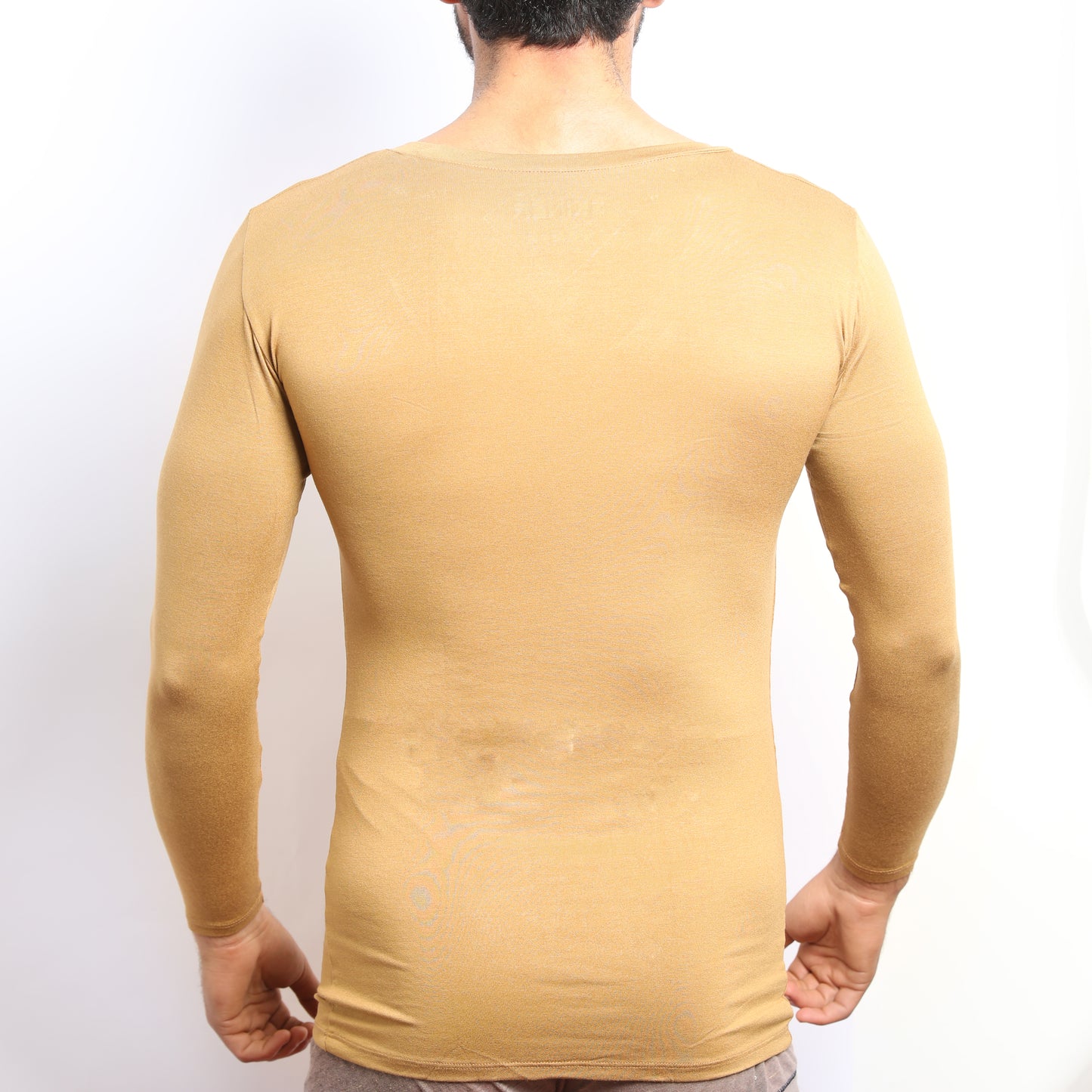 Tricot de Peau - Col V - Manches Longues - Sans Doublures