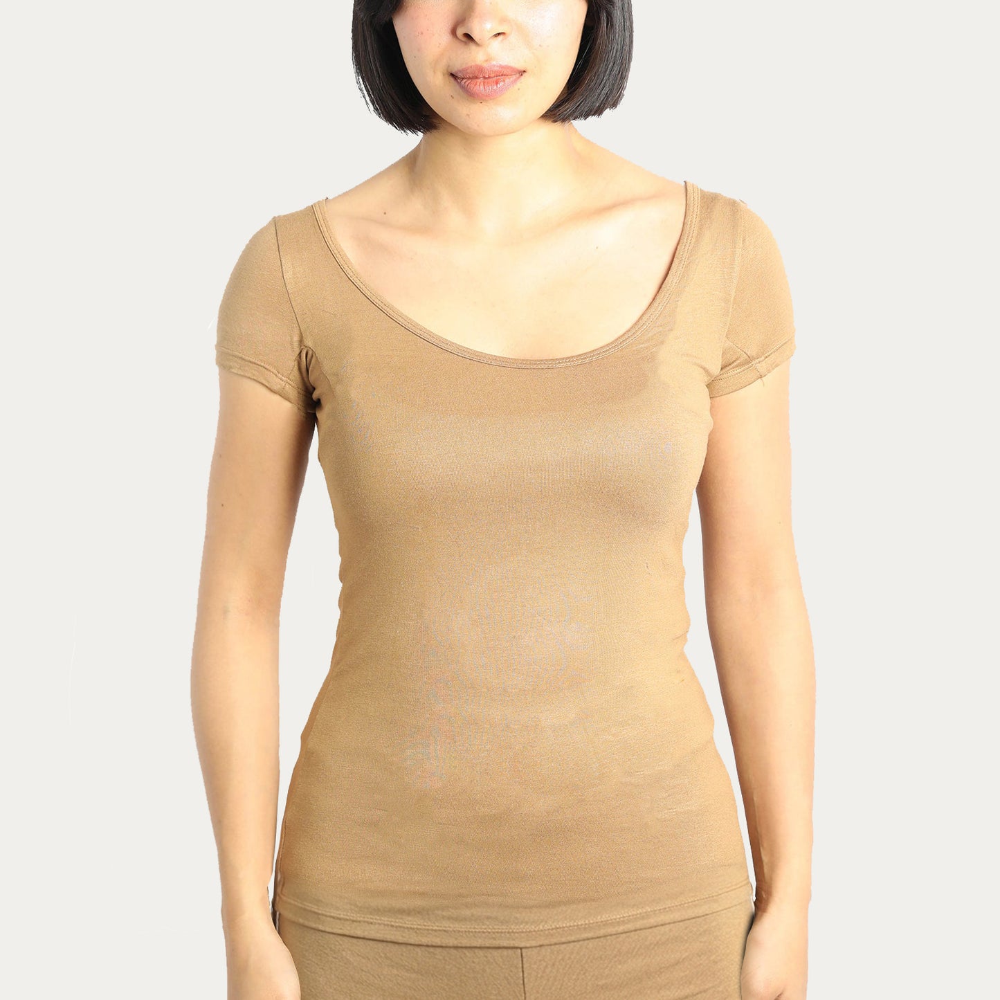Tricot Col Rond — Manches courtes