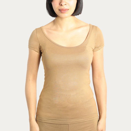 Tricot Col Rond — Manches courtes