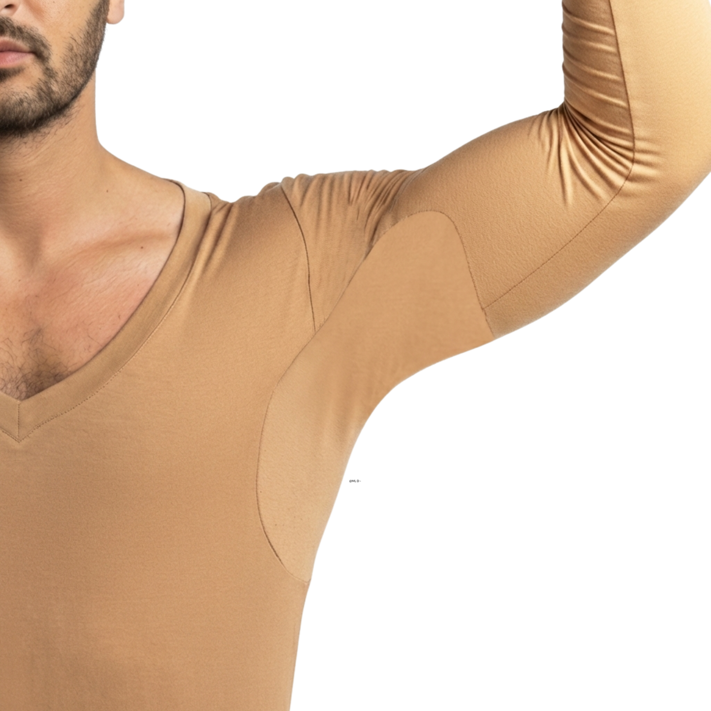 Tricot de Peau - Col V - Manches Longues - Avec Doublures