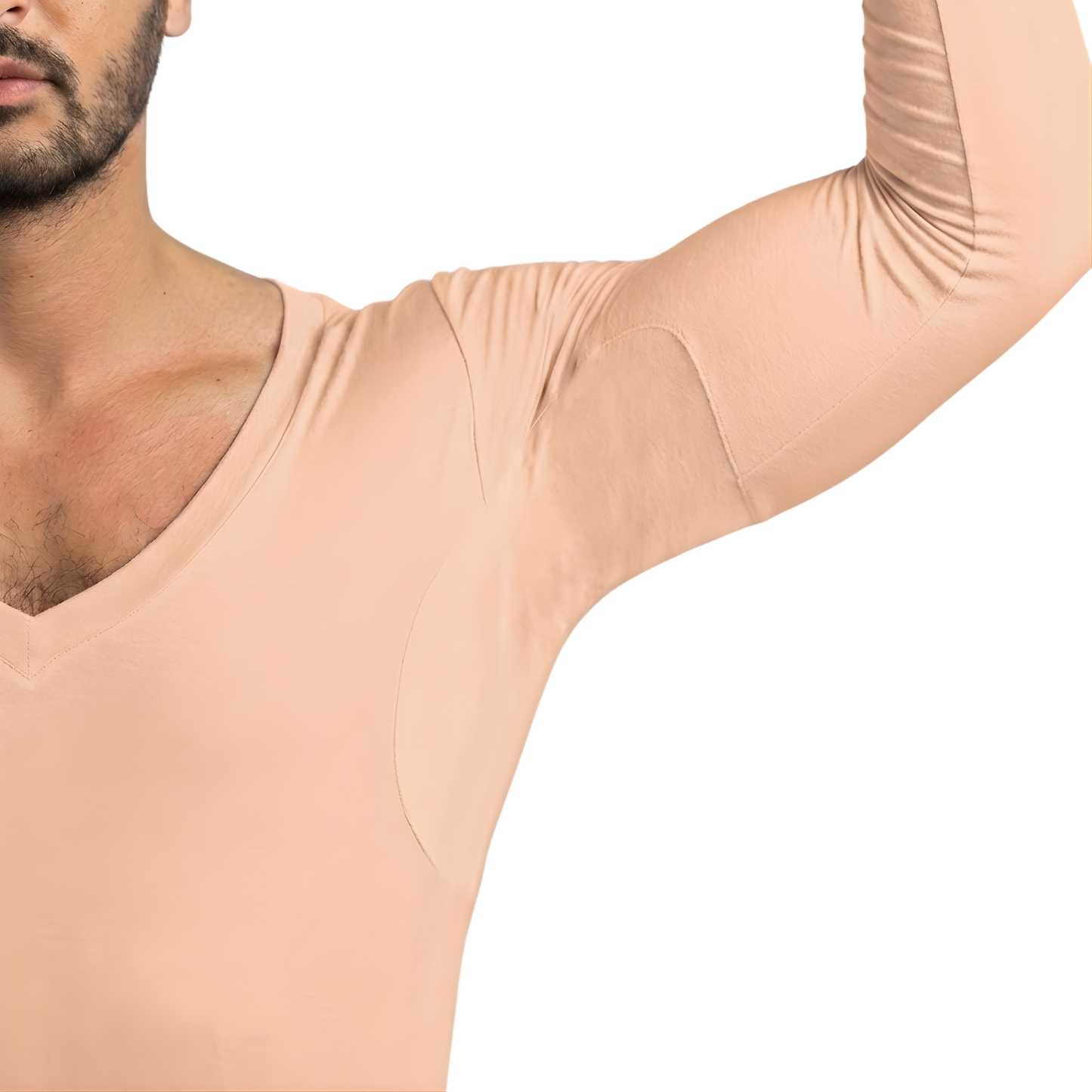 Tricot de Peau - Col V - Manches Longues - Avec Doublures