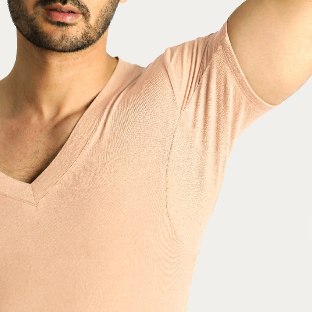 Tricot Col V — Manches courtes