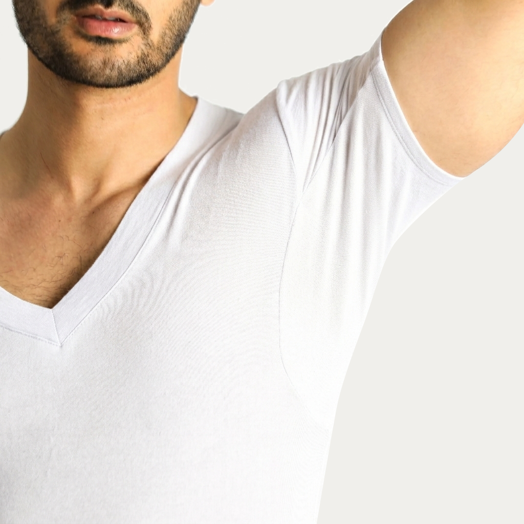 Tricot Col V — Manches courtes