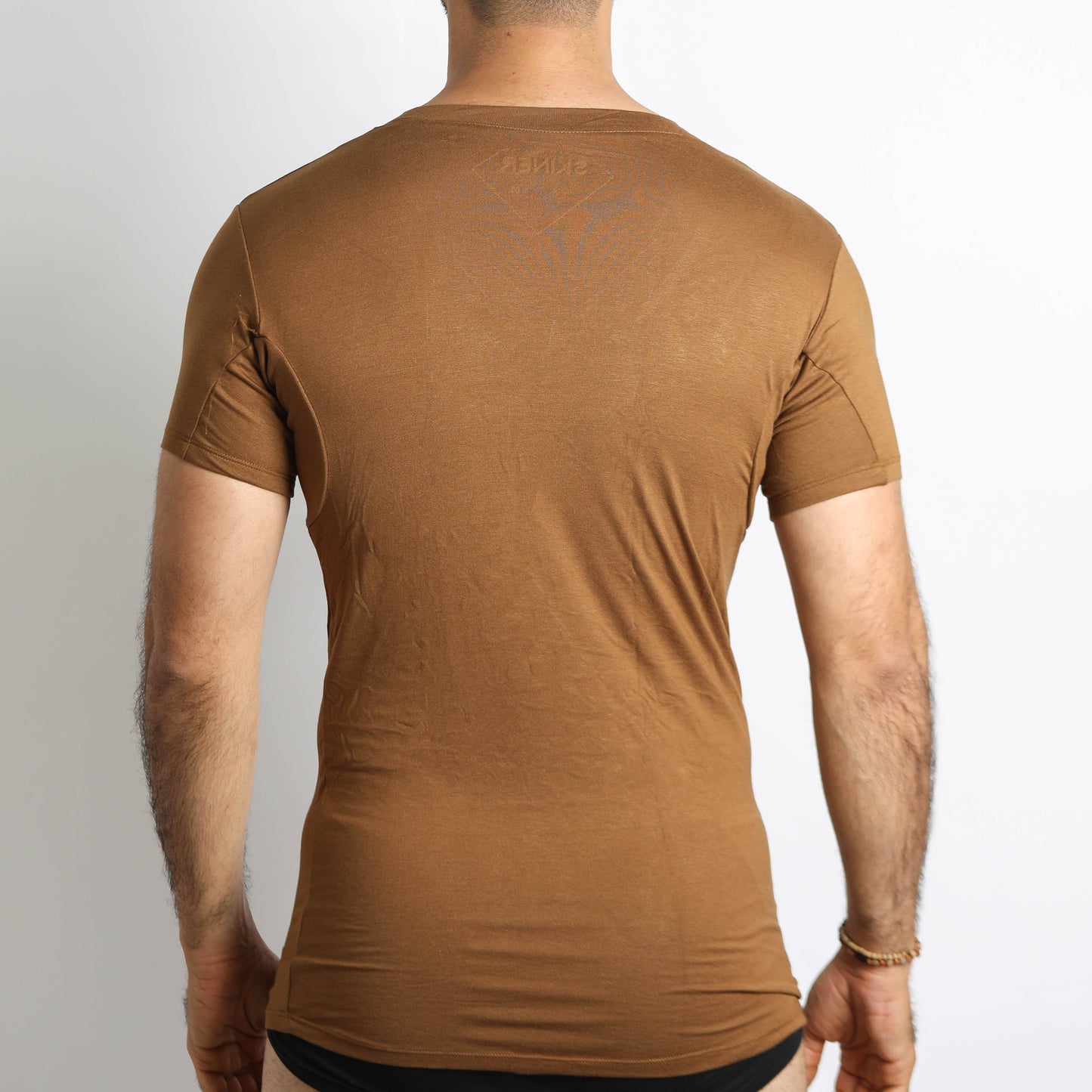 Tricot de peau - Manches courtes - Col V -  Avec Doublures